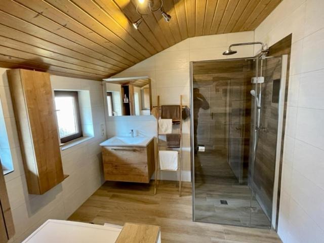Ferienwohnung Kleines Häuschen mit Bergblick Eschenlohe Exterior foto